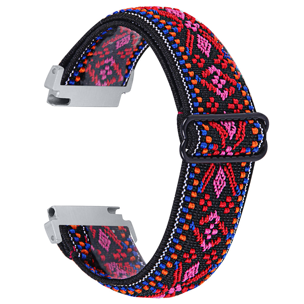 For Verizon Gizmo Watch 3 Elastic Nylon Strap Stylish Pattern Smartwatch Band - Style A For Verizon Gizmo Watch 3 Elastic Nylon Strap Stylish Pattern Smartwatch Band - Style A